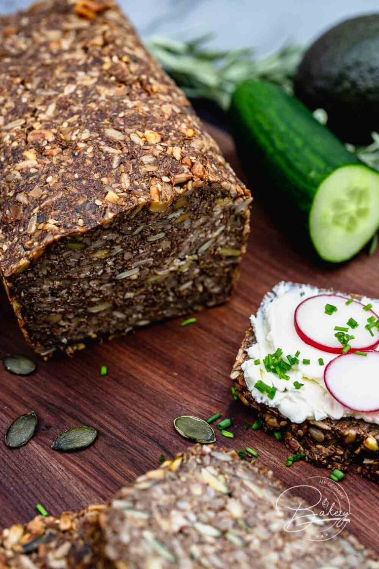 Bestes Saatenbrot Körnerbrot Rezept ohne Mehl