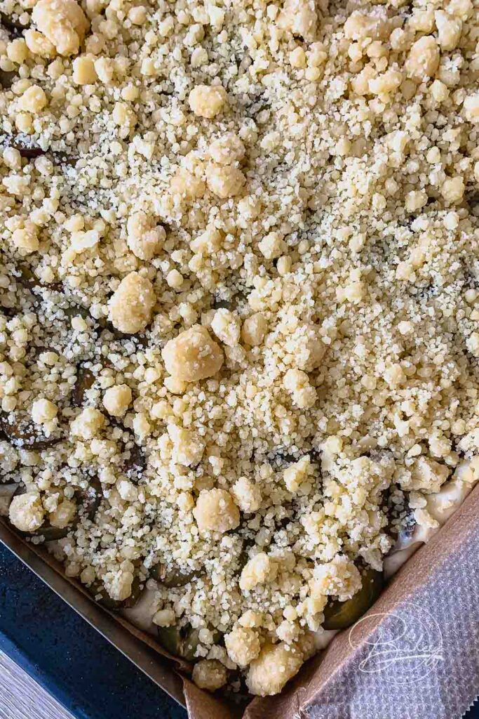 Plum crumble cake – best plum cake as yeast cake