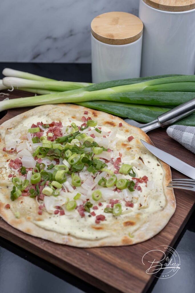 Flammkuchen (German Pizza) – Easy Tarte Flambée